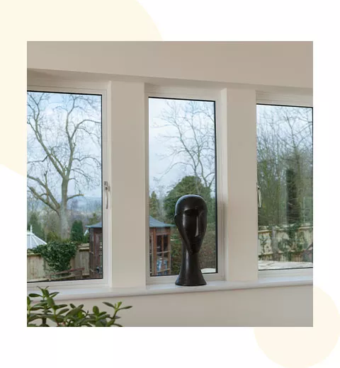 Slim-line aluminium windows