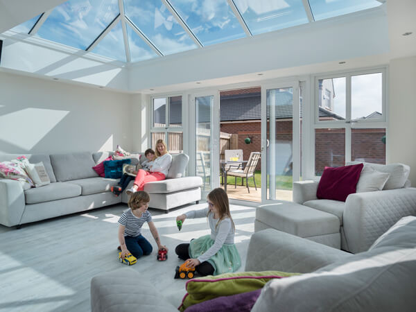 Glass Roof Orangery Detail