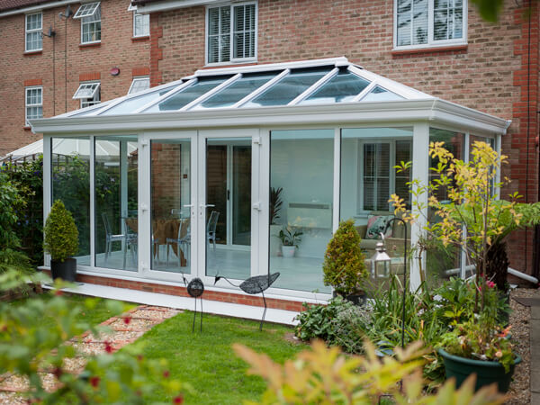 Large Glass To Floor Conservatory